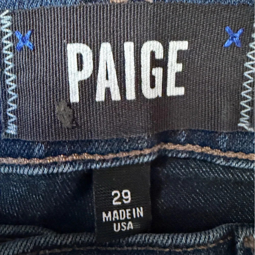 PAIGE Lexon Blue Jeans Size Womens 29 EUC - Picture 8 of 12